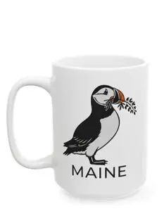 Maine Puffin Coffee Mug