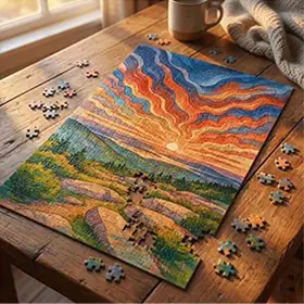 Cadillac Mountain Sunrise puzzle