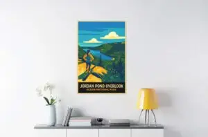 Jordan Pond Overlook in Acadia National Park