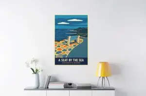 Marginal Way Retro Art Canvas Print