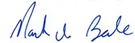 Mark Beale signature