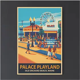 Palace Playland Old Orchard Beach Canvas Print