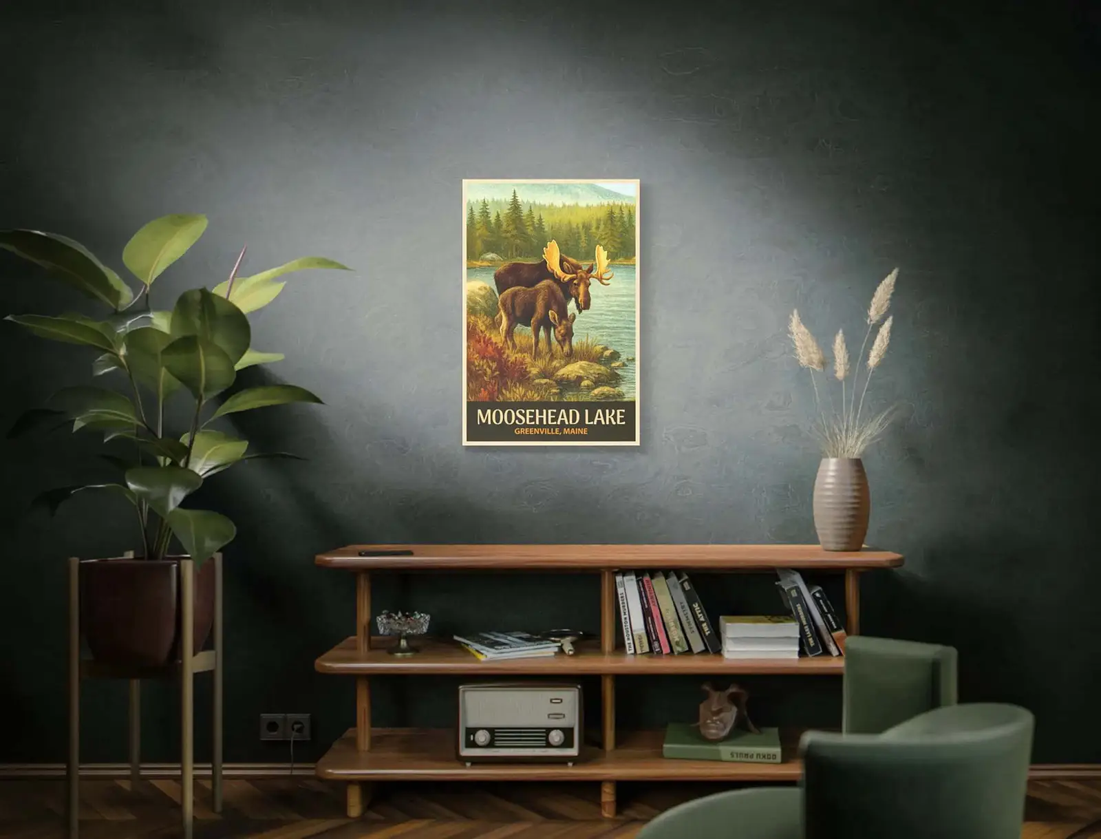 Maine Moose Wall Art