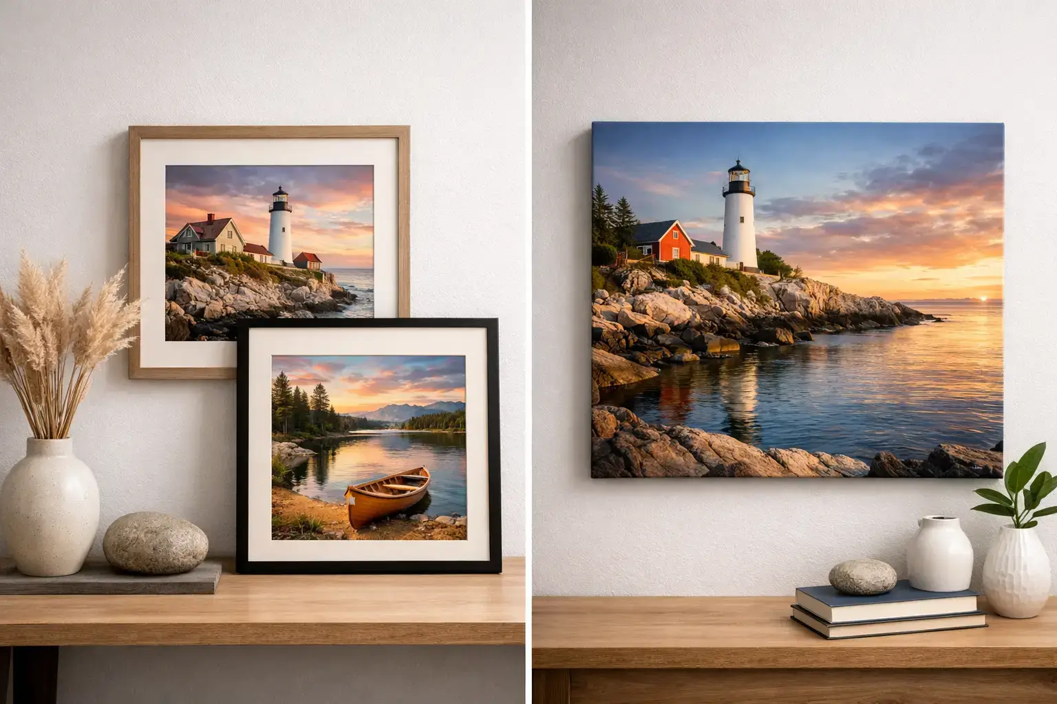 Maine Art Prints vs Canvas: Which Feels Like Home?