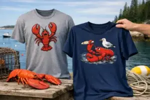 Maine Lobster Humor Shirts With Real Coastal Character