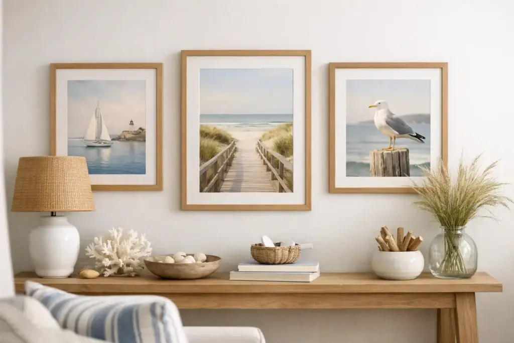 How to Display Coastal Prints With Maine Style