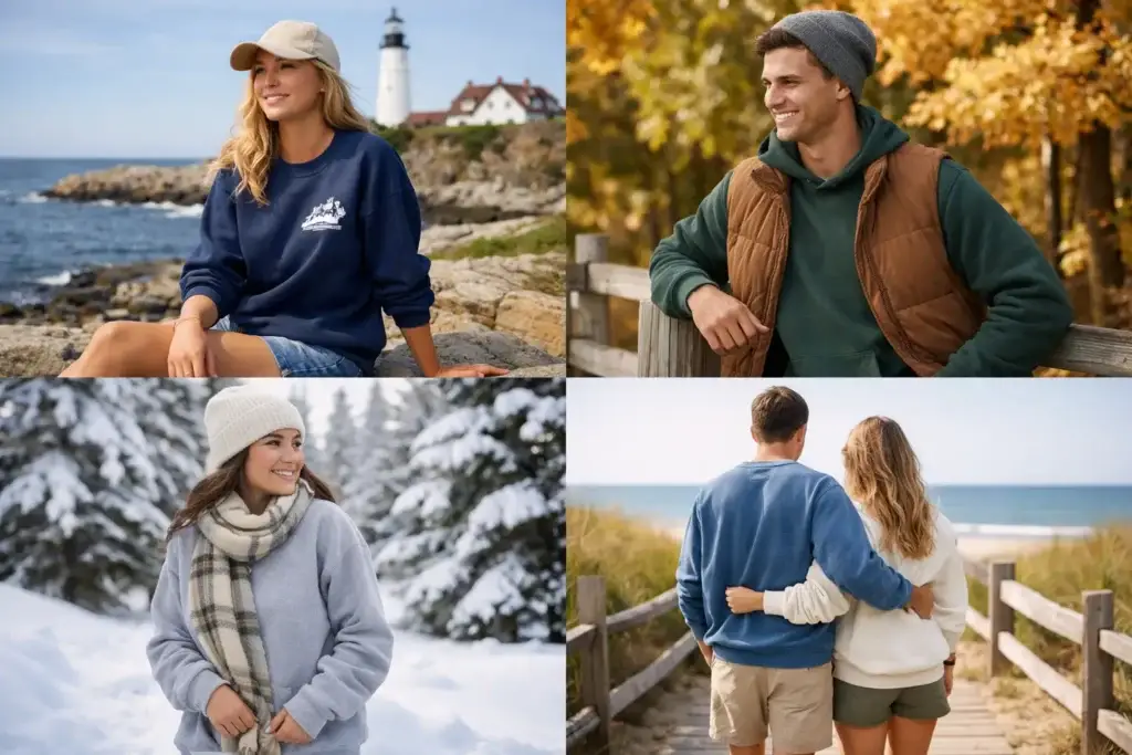 How to Style Maine Sweatshirts for Every Season