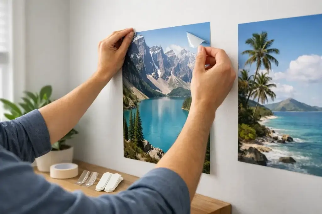 How to Hang Travel Posters Without Damaging Walls
